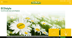 Desktop Screenshot of ecostyle.dk
