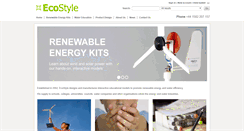 Desktop Screenshot of ecostyle.co.uk