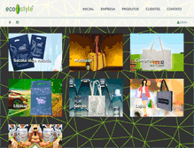 Tablet Screenshot of ecostyle.com.br